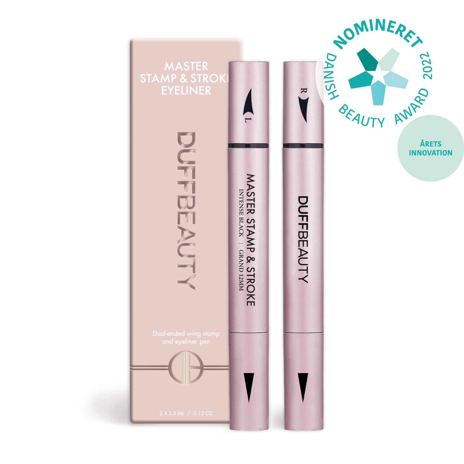 DUFFBeauty Master Stamp & Stroke Eyeliner Sort 1 DUFFBeauty Master Stamp & Stroke Eyeliner Sort