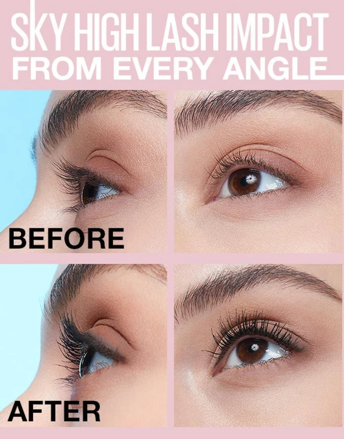 Maybelline Lash Sensational Sky High Mascara Very Black 4 Maybelline Lash Sensational Sky High Mascara Very Black - Billede 4