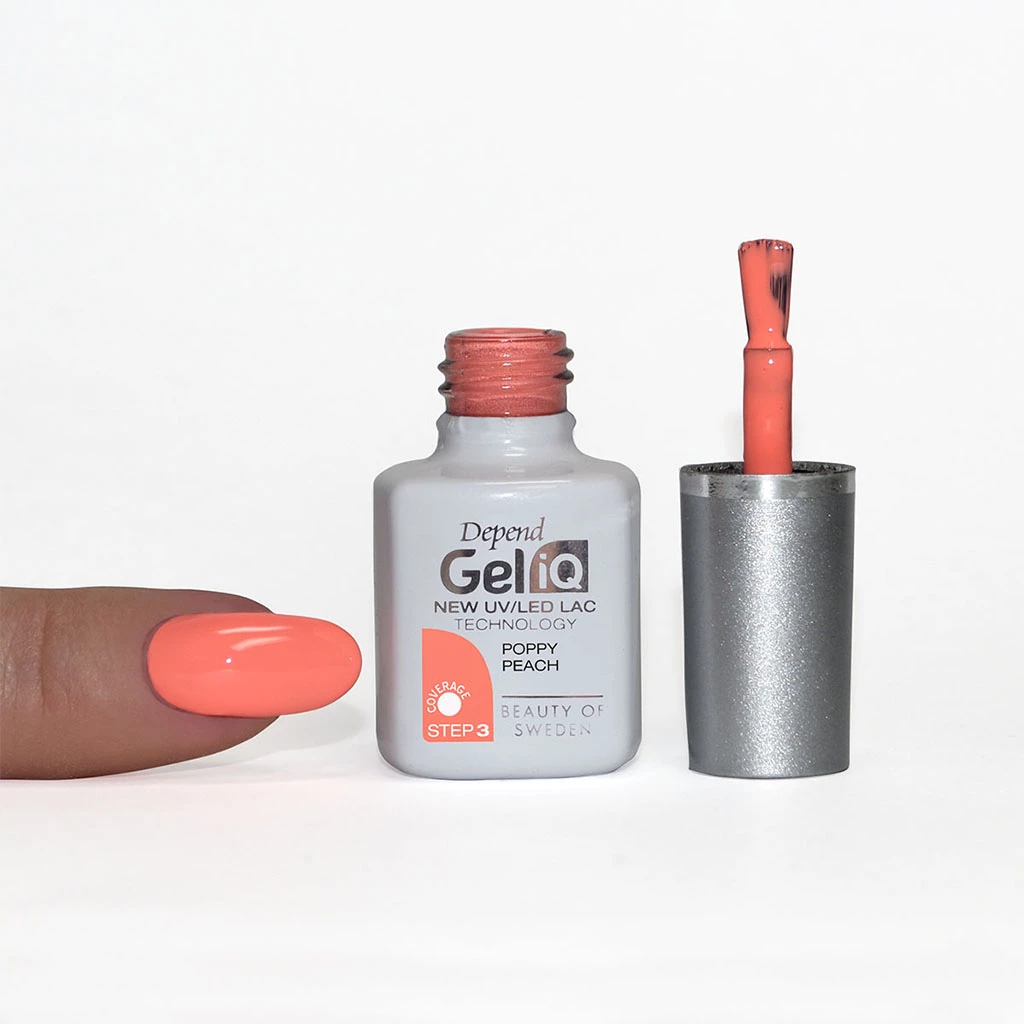 Depend Gel IQ Nail Polish Poppy Peach 3 Depend Gel IQ Nail Polish Poppy Peach - Billede 3