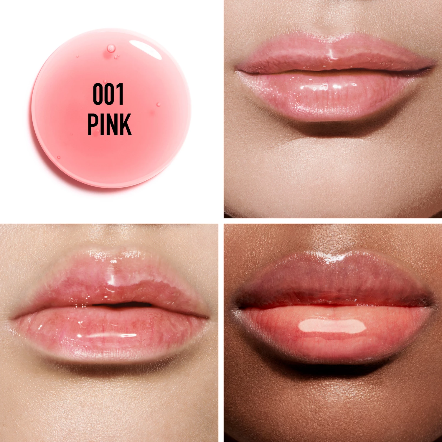 Dior Addict Lip Glow Oil 001 Pink 2 Dior Addict Lip Glow Oil 001 Pink - Billede 2