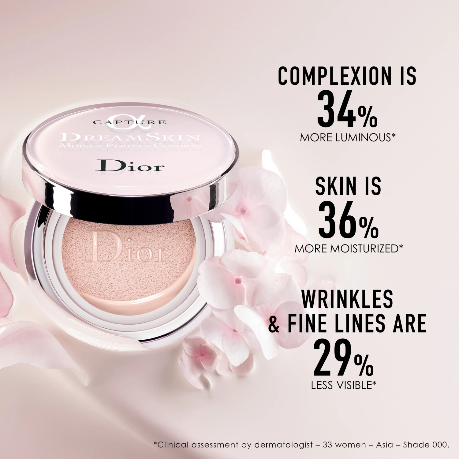 Dior Capture Dreamskin Moist & Perfect Cushion 030 2 Dior Capture Dreamskin Moist & Perfect Cushion 030 - Billede 2