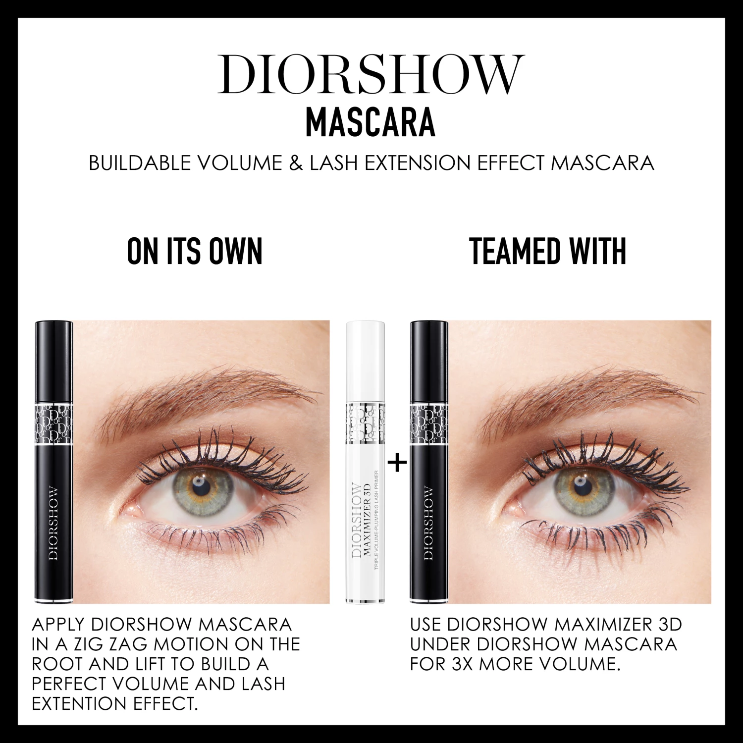 Diorshow Waterproof Mascara 689 Chestnut 3 Diorshow Waterproof Mascara 689 Chestnut - Billede 3