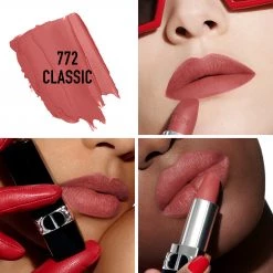 Dior Rouge Refillable Matte Lipstick 772 Classic -salling Salg dior rouge dior refillable matte lipstick 772 classic 3