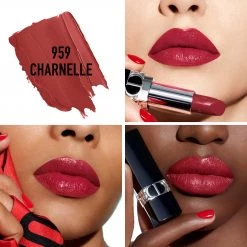 Dior Rouge Refillable Satin Lipstick 959 Charnelle -salling Salg dior rouge dior refillable satin lipstick 959 charnelle 3