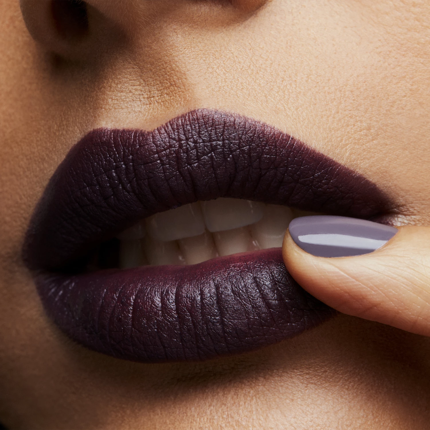 MAC Lipstick Smoked Purple 4 MAC Lipstick Smoked Purple - Billede 4