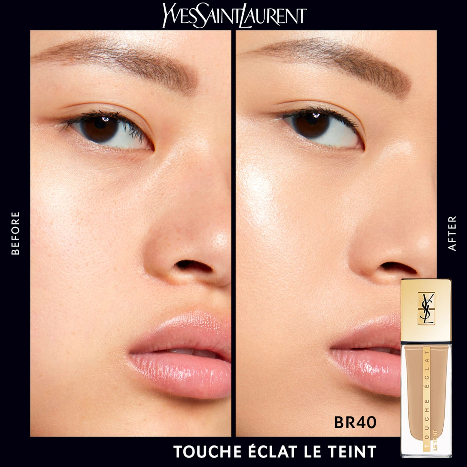 Yves Saint Laurent Le Teint Touche Eclat Foundation BR40 3 Yves Saint Laurent Le Teint Touche Eclat Foundation BR40 - Billede 3
